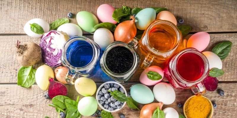 Ostereier natürlich färben