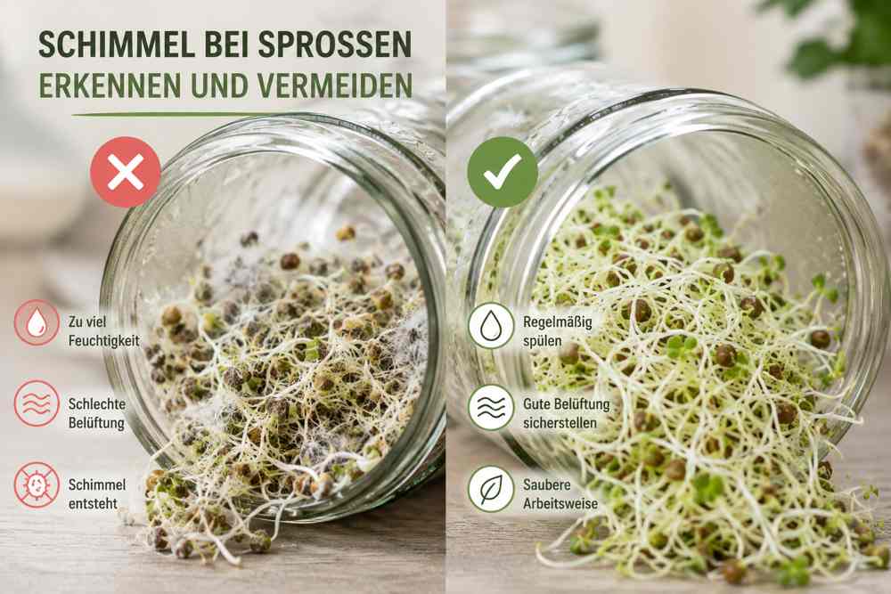 sprossen richtig lagern