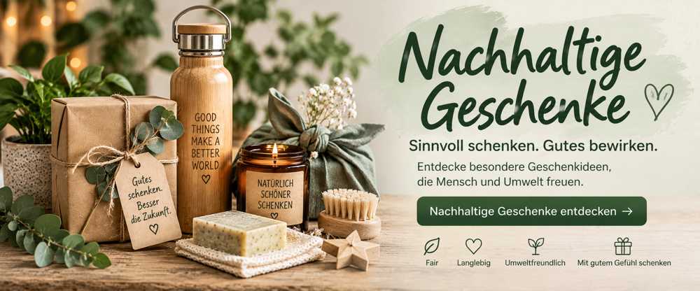 nachaltige geschenke